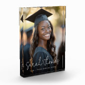 卒業モダン台本名学校 フォトブロック (左)