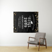 卒業モダン学年のおめでとう背景 タペストリー (インサイチュ(横))