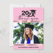 卒業モダン帽金ゴールドピンクローズ |写真