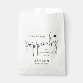 卒業モダン感謝していでポップする台本 フェイバーバッグ (正面)