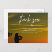 卒業モダン感謝ハートカード ポストカード (正面/裏面)