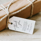 卒業モダン感謝メッセージカード ギフトタグ