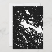 卒業モダン招待状 |グラーはっきりしたド招待状 招待状 (裏面)