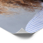 卒業モダン歓迎フォトスクリプト ポスター (角)