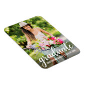 卒業モダン発表写真 マグネット (右側)