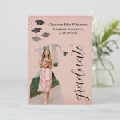 卒業モダン発表招待状 | グラッド写真 招待状 (スタンド正面)