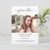 卒業モダン発表 サンキューカード (スタンド正面)