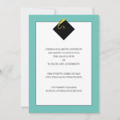 卒業モダン発表 招待状 (正面)