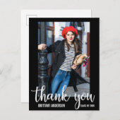 卒業モダン発表WB (空白の戻る) 案内ポストカード (正面/裏面)