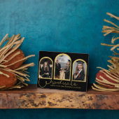 卒業モダン者 | 3アーチ型フォトコラージュ フォトプラーク (側面)