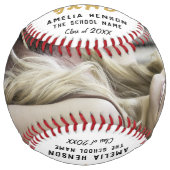 卒業モダン記念写真 ソフトボール (正面)