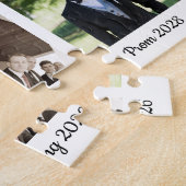 卒業モダン17写真コラージュ ジグソーパズル (側面)