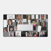 卒業モダン18写真最高の先生あり デスクマット (キーボード&マウス)