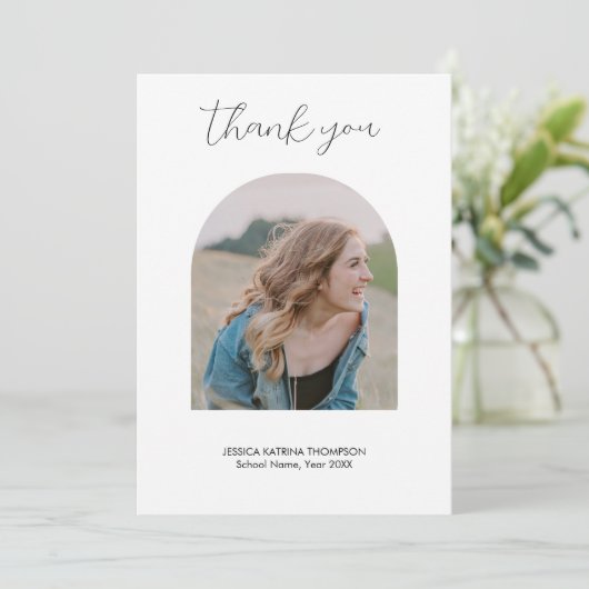 卒業モダン2写真Arch Thank You (スタンド正面)