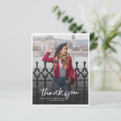 卒業モダン2025写真サンキューカード (スタンド正面)