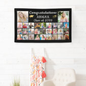卒業モダン29写真コラージュおめでとう 横断幕 (インサイチュ)