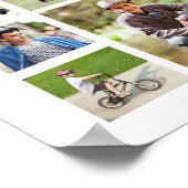 卒業モダン35フォトコラージュグラードパーティー ポスター (角)