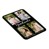 卒業モダン4写真のお知らせ マグネット (右側)