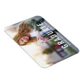 卒業モダン |大学院写真のお知らせ マグネット (右側)