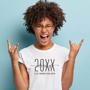 卒業モダン Tシャツ