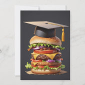 卒業モダンbbq招待状 招待状 (正面)