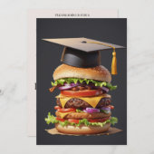 卒業モダンbbq招待状 招待状 (正面/裏面)