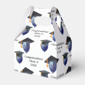 卒業モルタルボード及び風船 フェイバーボックス (正面サイド)