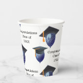 卒業モルタルボード及び風船 紙コップ (正面)