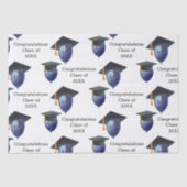 卒業モルタルボード及び風船 薄葉紙 (正面)