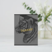 卒業ユニークおパーソナライズされた礼はがき ポストカード (スタンド正面)