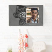 卒業ユニークの写真の追加 横断幕 (インサイチュ)