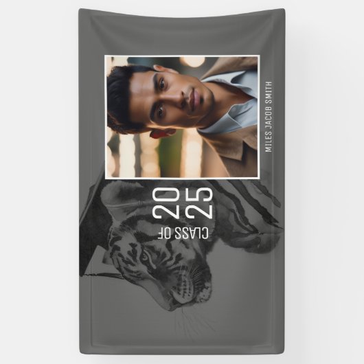 卒業ユニークの写真の追加 横断幕 (縦)