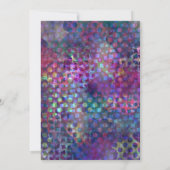 卒業ユニークパーティー延期されたフォトカード 招待状 (裏面)