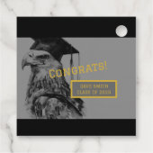 卒業ユニークメッセージカード | イーグル フェイバータグ (裏面)