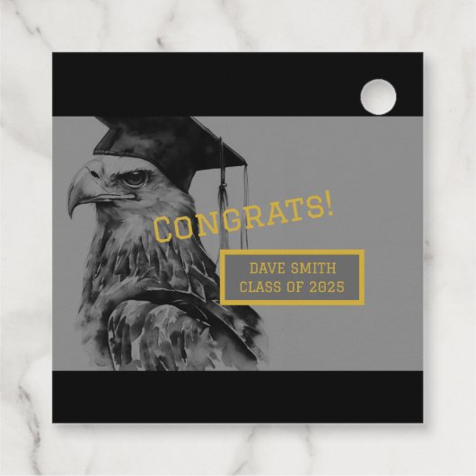 卒業ユニークメッセージカード | イーグル フェイバータグ (裏面)