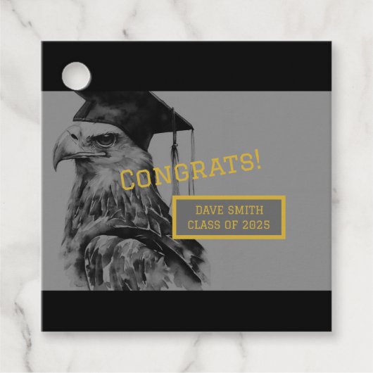 卒業ユニークメッセージカード | イーグル フェイバータグ (正面)
