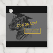 卒業ユニークメッセージカード フェイバータグ (正面)