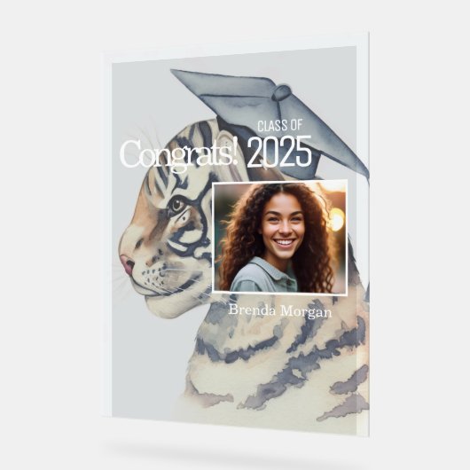 卒業ユニーク会 アクリルサイン (傾斜)