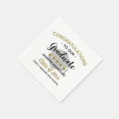 卒業ユニーク祝賀会 スタンダードカクテルナプキン (角)