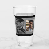 卒業ユニーク2枚の写真飲みグラス タンブラーグラス (裏面)