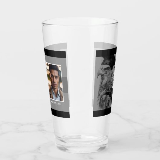 卒業ユニーク2枚の写真飲みグラス タンブラーグラス (右)