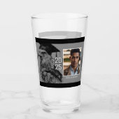 卒業ユニーク2枚の写真飲みグラス タンブラーグラス (正面)