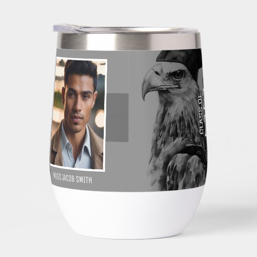 卒業ユニーク2枚フォト飲み物用品 (右面)