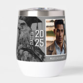 卒業ユニーク2枚フォト飲み物用品 (正面)