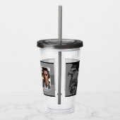 卒業ユニーク2枚フォト飲み物用品 アクリルタンブラー (右)