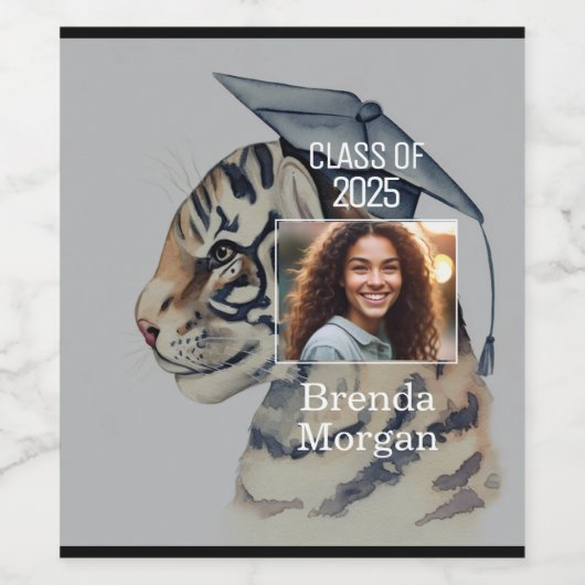 卒業ユニーク ワインラベル (シングルラベル)