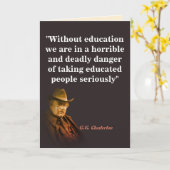 卒業ユーモア カード (黄色い花)