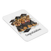 卒業ヨークシャーテリアドッグス マグネット (右側)