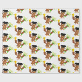 卒業ラッピング紙 ラッピングペーパー (フラット)