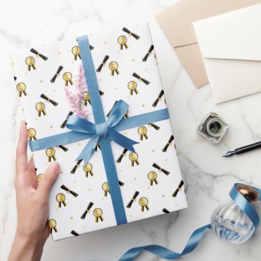卒業リボンスターズ ラッピングペーパー (ギフト)